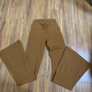 OFFLINE By Aerie Real Me High Waisted Ruched Flare Legging